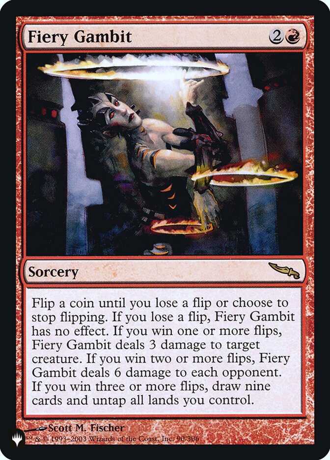 Fiery Gambit [Secret Lair: Heads I Win, Tails You Lose] | Card Merchant Takapuna