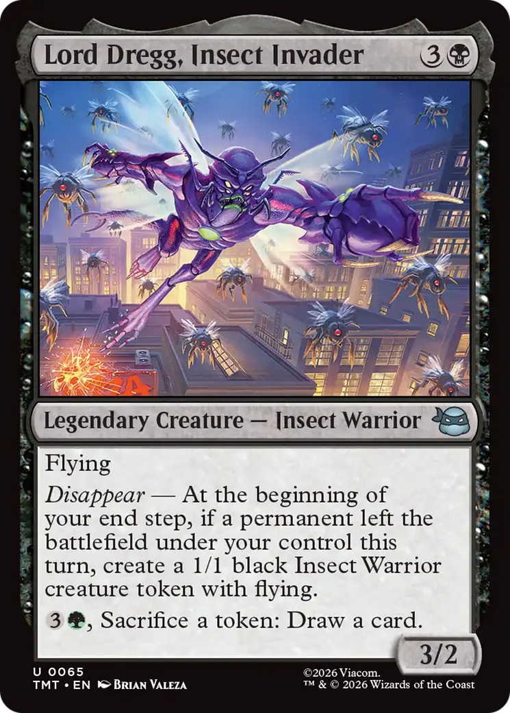 Lord Dregg, Insect Invader [Teenage Mutant Ninja Turtles] | Card Merchant Takapuna