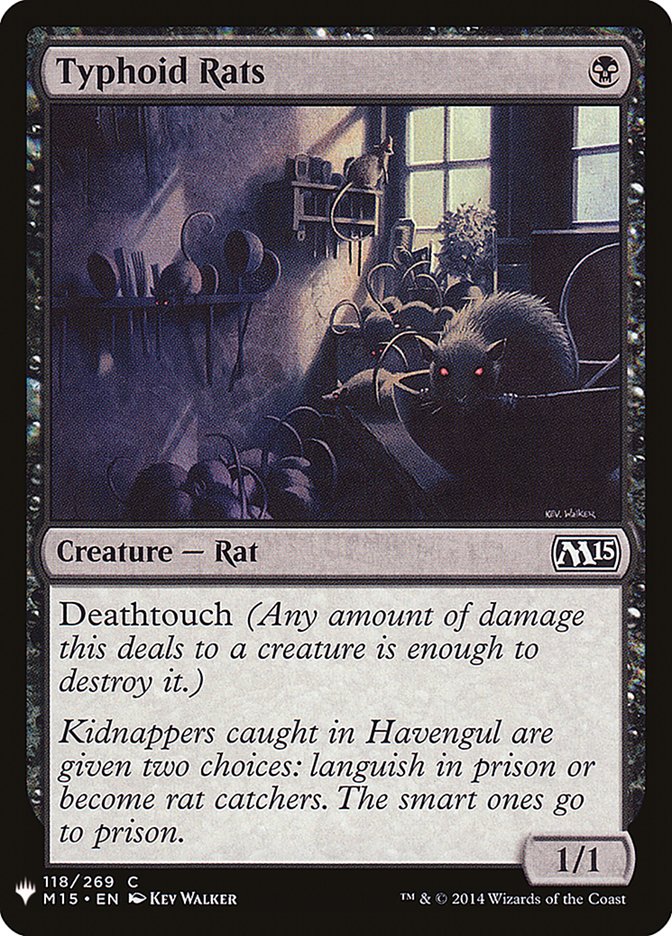 Typhoid Rats [Mystery Booster] | Card Merchant Takapuna