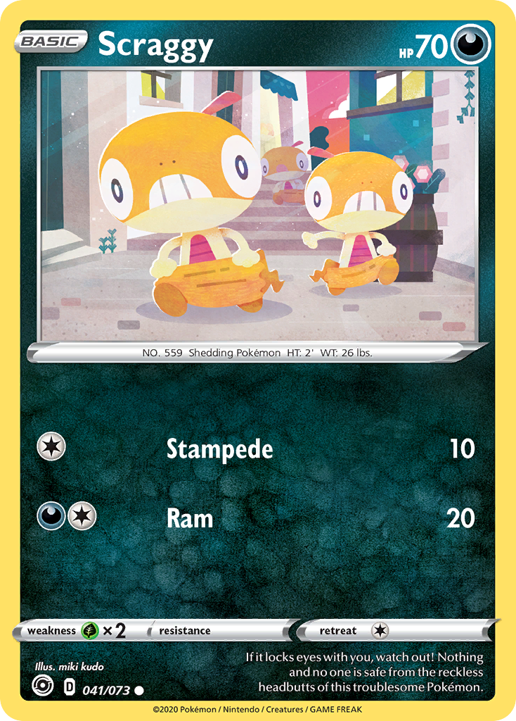 Scraggy (041/073) [Sword & Shield: Champion's Path] | Card Merchant Takapuna