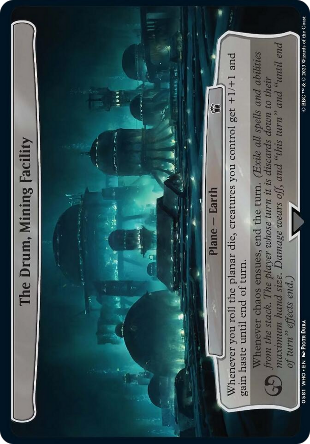 The Drum, Mining Facility [Doctor Who] | Card Merchant Takapuna