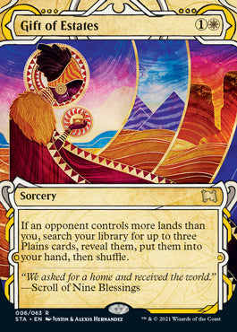Gift of Estates (Foil Etched) [Strixhaven: Mystical Archive] | Card Merchant Takapuna