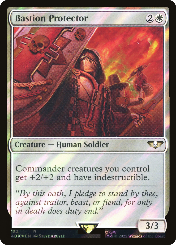 Bastion Protector (Surge Foil) [Marvel Super Heroes Commander] | Card Merchant Takapuna