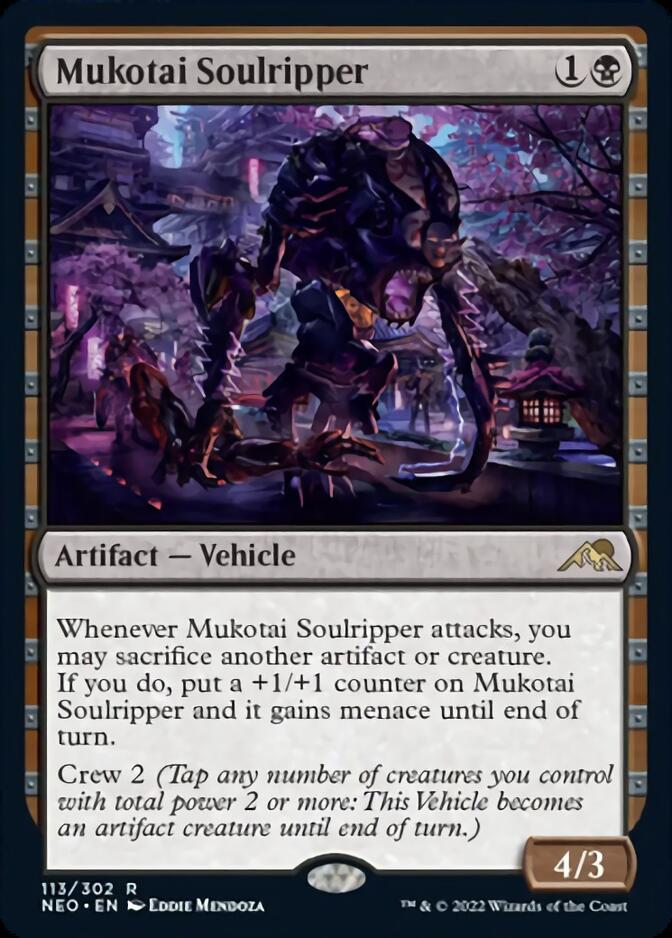 Mukotai Soulripper [Kamigawa: Neon Dynasty] | Card Merchant Takapuna