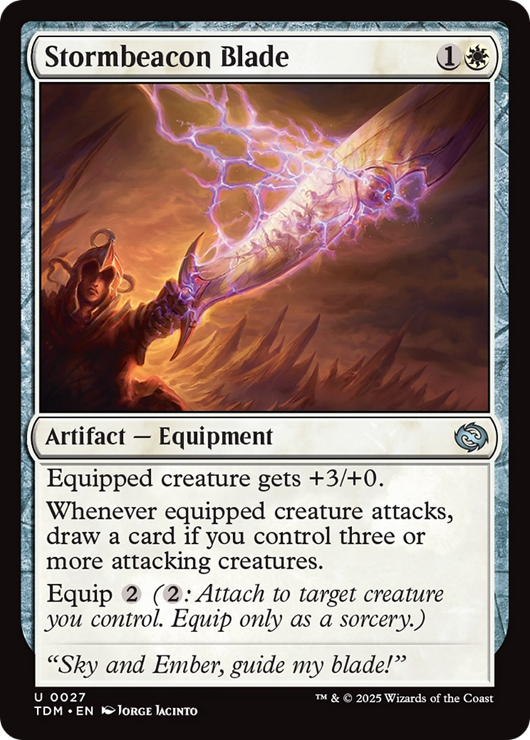 Stormbeacon Blade [Tarkir: Dragonstorm] | Card Merchant Takapuna