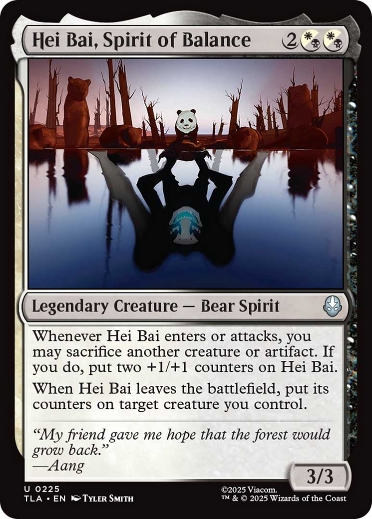 Hei Bai, Spirit of Balance [Avatar: The Last Airbender] | Card Merchant Takapuna