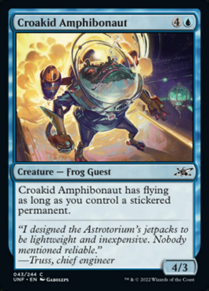 Croakid Amphibonaut [Unfinity] | Card Merchant Takapuna