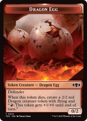Dragon Egg // Dragon (0013) Double-Sided Token [Tarkir: Dragonstorm Commander Tokens] | Card Merchant Takapuna