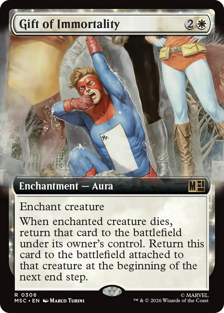 Gift of Immortality (Extended Art) [Marvel Super Heroes Commander] | Card Merchant Takapuna