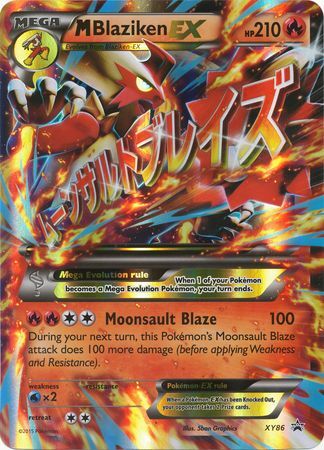 M Blaziken EX (XY86) (Jumbo Card) [XY: Black Star Promos] | Card Merchant Takapuna