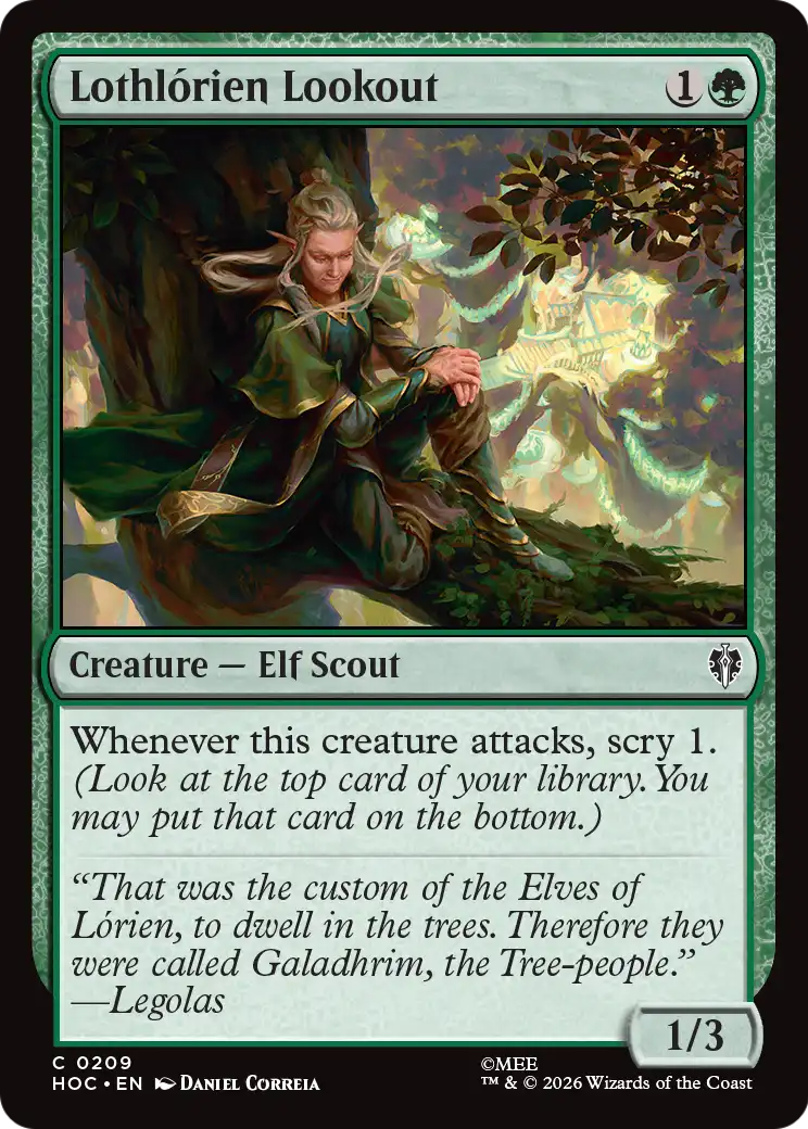 Lothlorien Lookout [The Hobbit: Eternal-Legal] | Card Merchant Takapuna