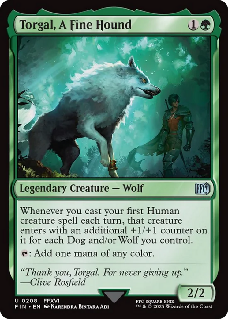 Torgal, A Fine Hound [FINAL FANTASY] | Card Merchant Takapuna