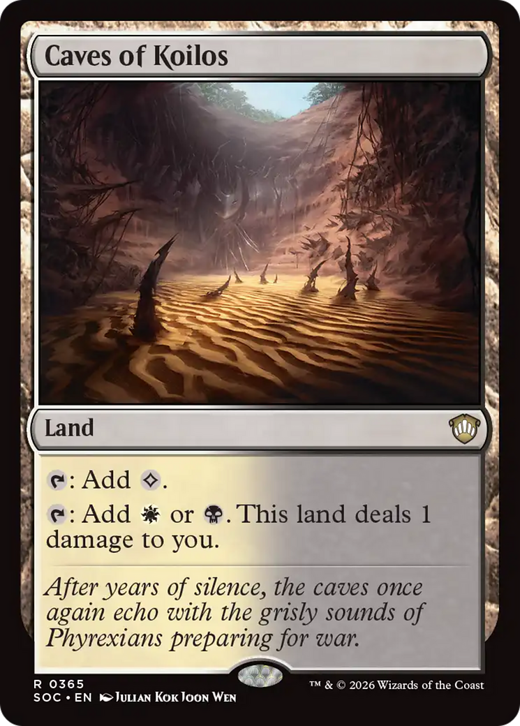 Caves of Koilos [Secrets of Strixhaven Commander] | Card Merchant Takapuna