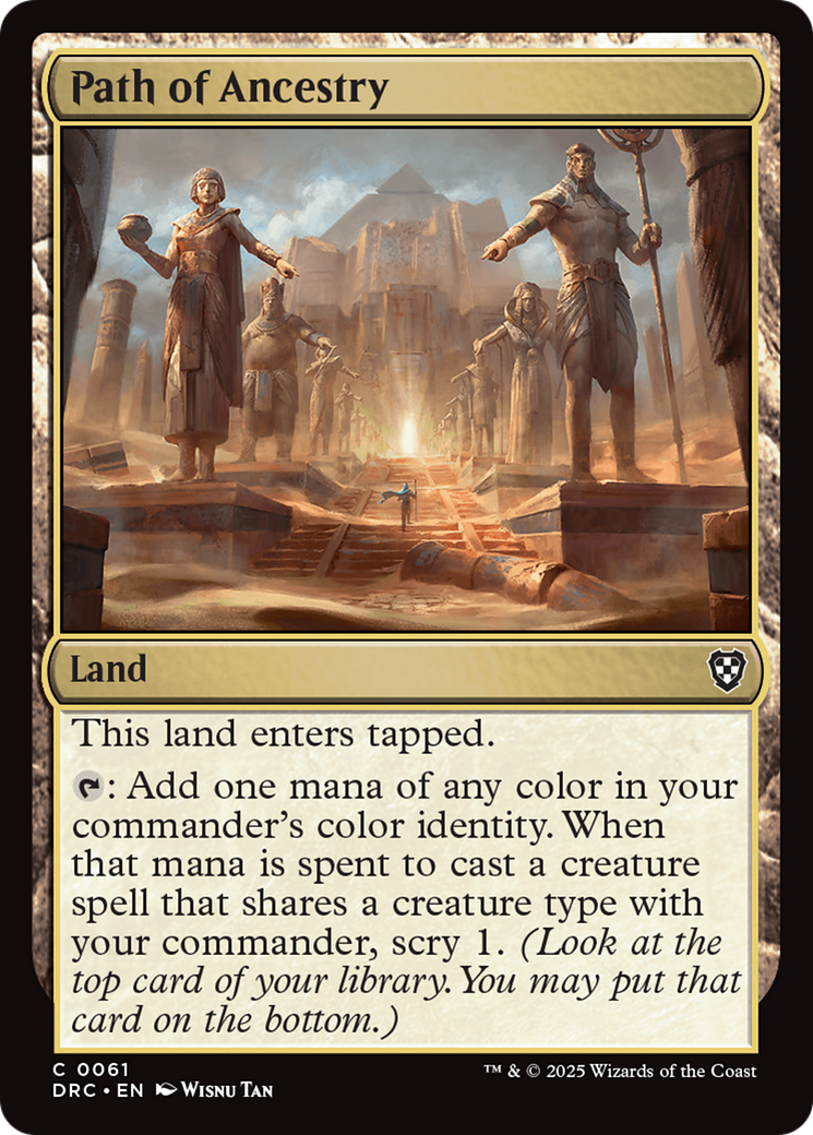 Path of Ancestry [Aetherdrift Commander] | Card Merchant Takapuna