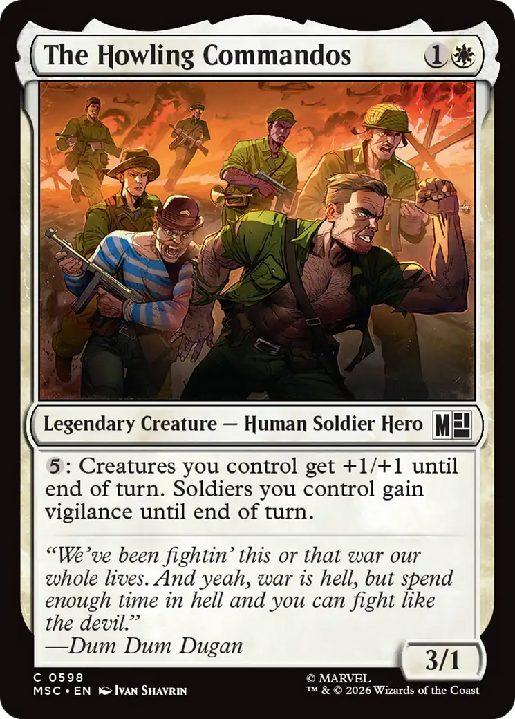 The Howling Commandos [Marvel Super Heroes Commander] | Card Merchant Takapuna
