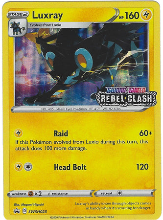 Luxray (SWSH023) (Prerelease Promo) [Sword & Shield: Black Star Promos] | Card Merchant Takapuna
