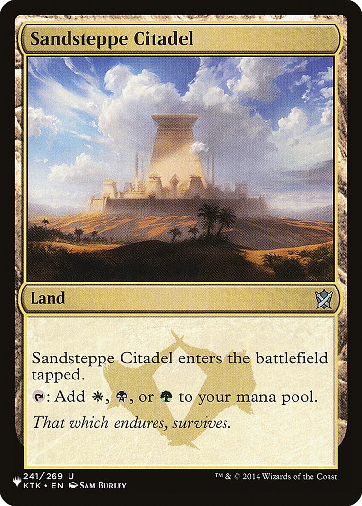 Sandsteppe Citadel [Secret Lair: From Cute to Brute] | Card Merchant Takapuna
