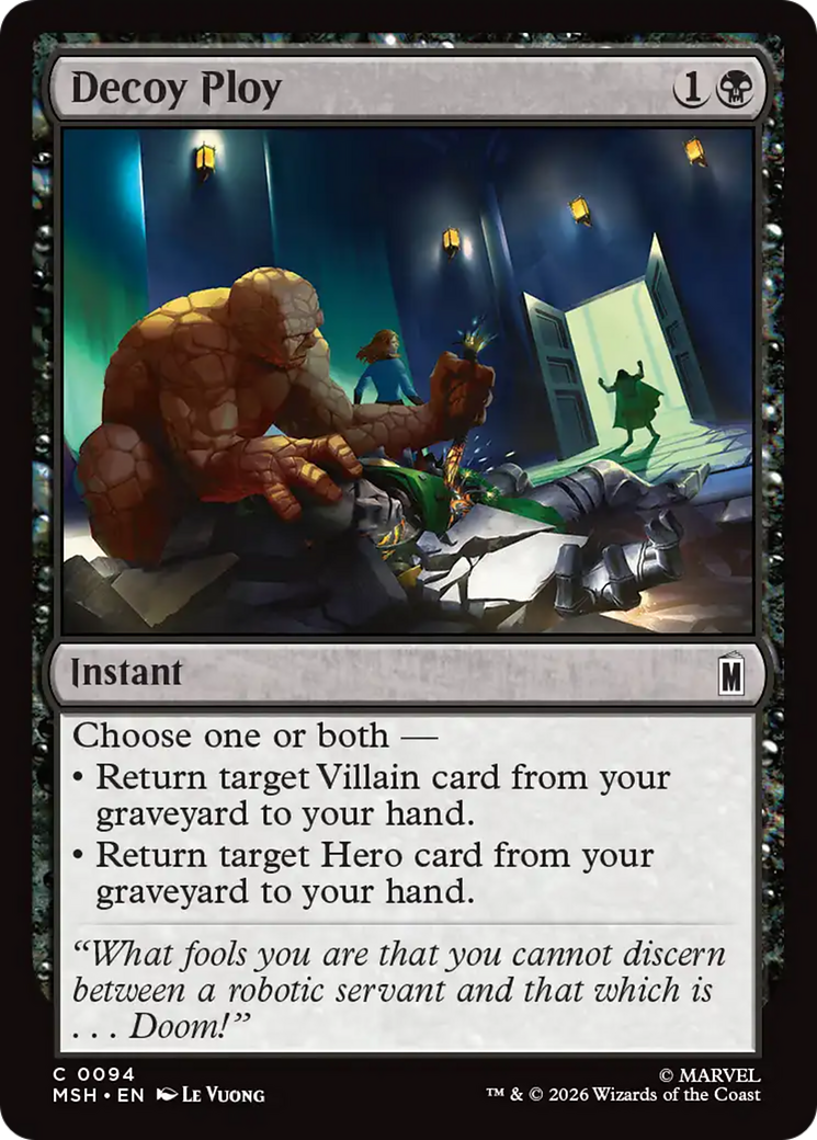 Decoy Ploy [Marvel Super Heroes] | Card Merchant Takapuna