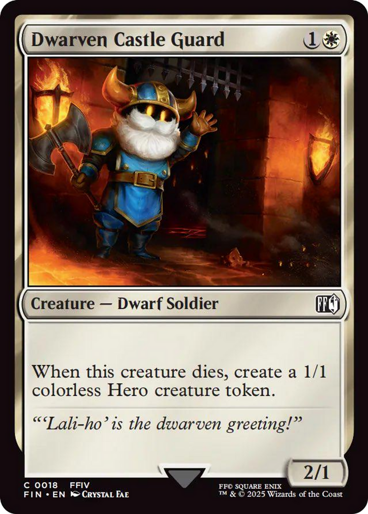 Dwarven Castle Guard [FINAL FANTASY] | Card Merchant Takapuna