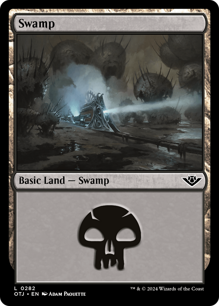 Swamp (0282) [Outlaws of Thunder Junction] | Card Merchant Takapuna