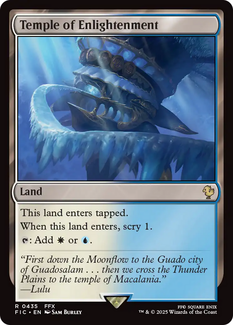 Temple of Enlightenment [FINAL FANTASY Commander] | Card Merchant Takapuna