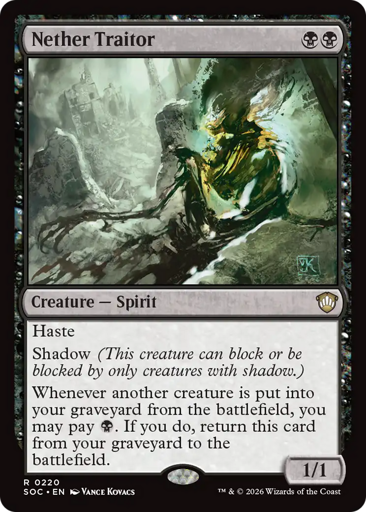 Nether Traitor [Secrets of Strixhaven Commander] | Card Merchant Takapuna