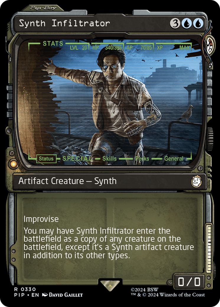 Synth Infiltrator (Showcase) [Fallout] | Card Merchant Takapuna