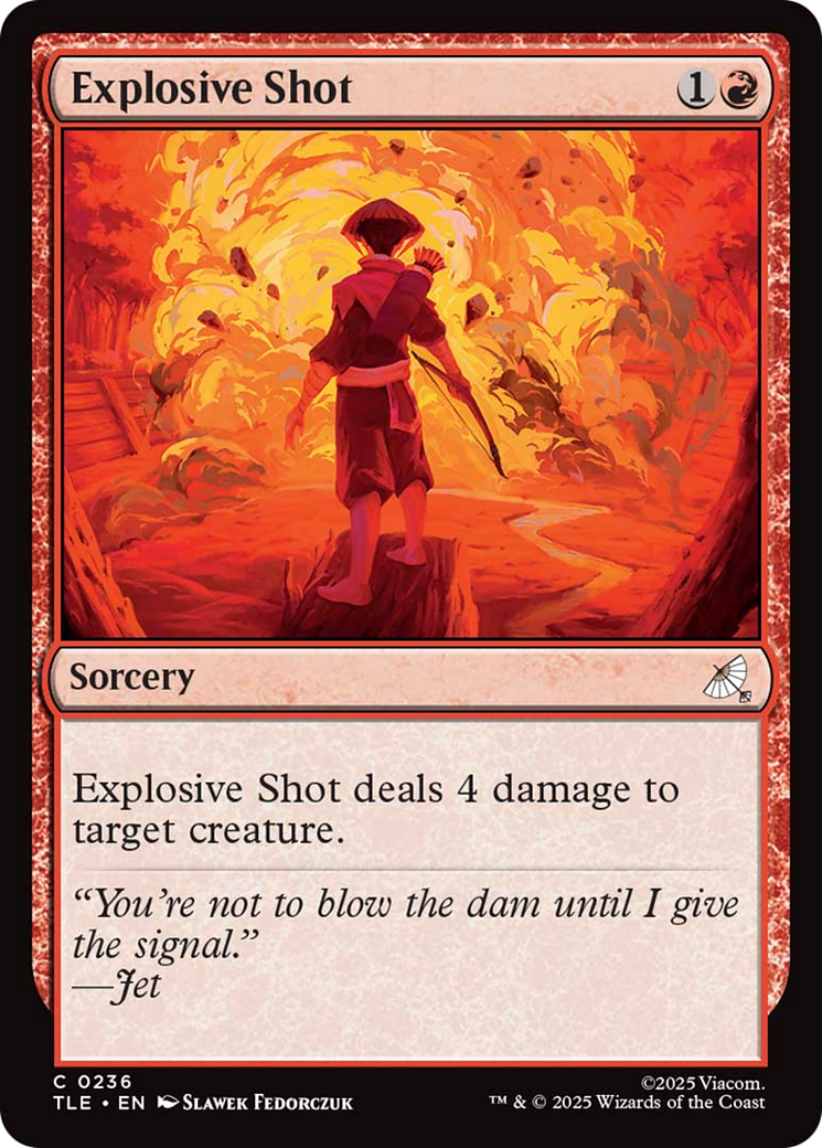 Explosive Shot [Avatar: The Last Airbender: Eternal-Legal] | Card Merchant Takapuna