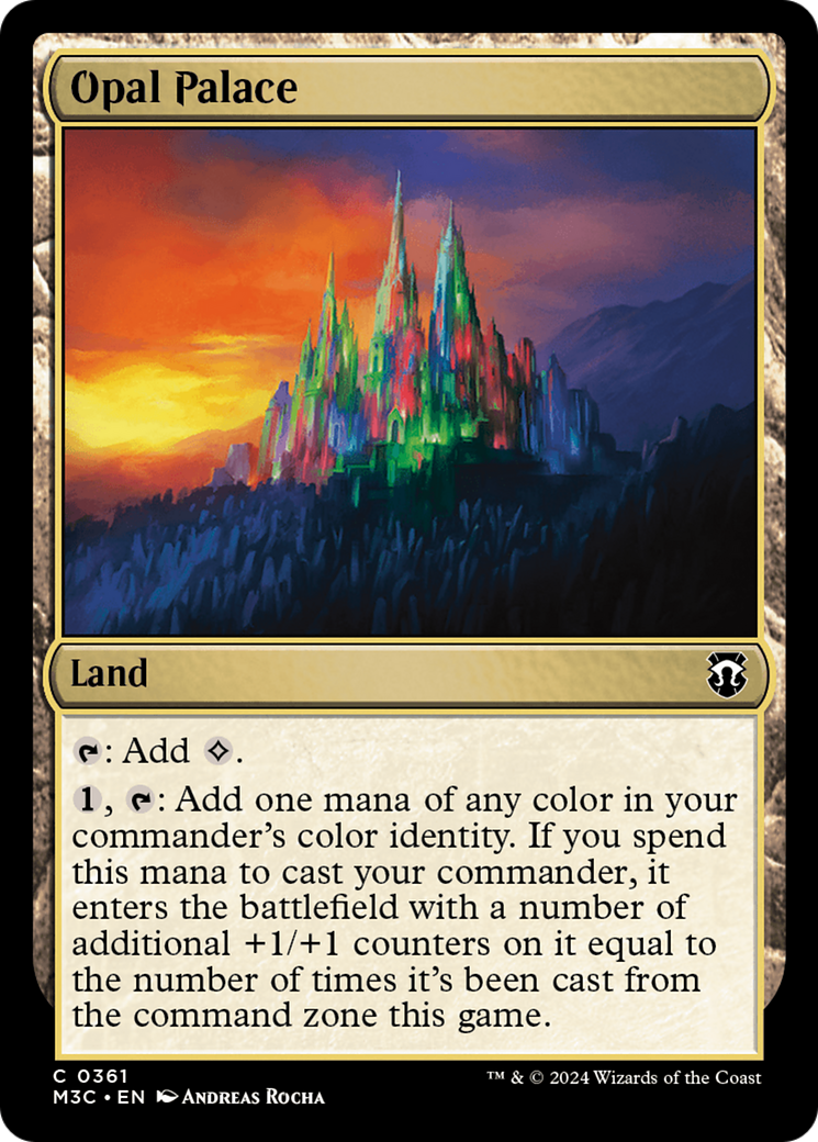 Opal Palace (Ripple Foil) [Modern Horizons 3 Commander] | Card Merchant Takapuna