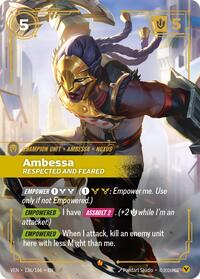 Ambessa - Respected and Feared [Vendetta]