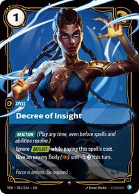 Decree of Insight [Vendetta]