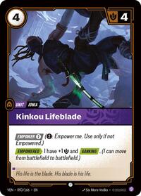 Kinkou Lifeblade [Vendetta] | Card Merchant Takapuna