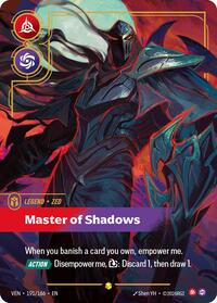 Zed - Master of Shadows (Overnumbered) [Vendetta] | Card Merchant Takapuna