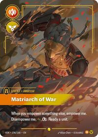 Ambessa - Matriarch of War (Overnumbered) [Vendetta] | Card Merchant Takapuna