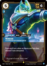 Nasus - Guardian of Knowledge (Alternate Art) [Vendetta]