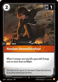 Noxian Demolitionist [Vendetta] | Card Merchant Takapuna