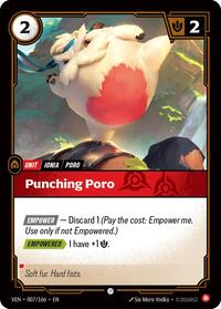 Punching Poro [Vendetta] | Card Merchant Takapuna
