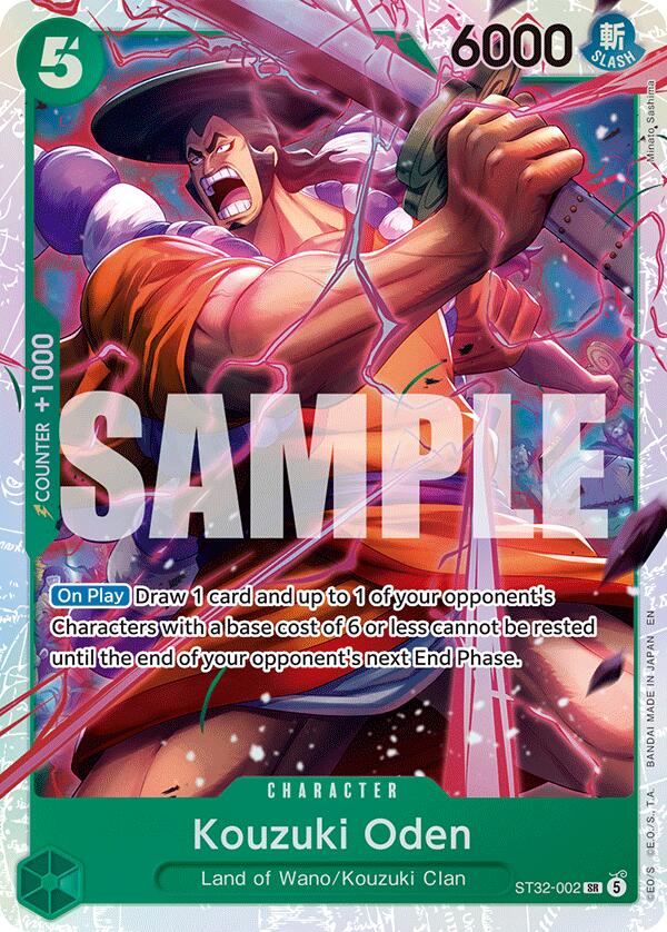 Kouzuki Oden [Starter Deck: GREEN Roronoa Zoro] | Card Merchant Takapuna