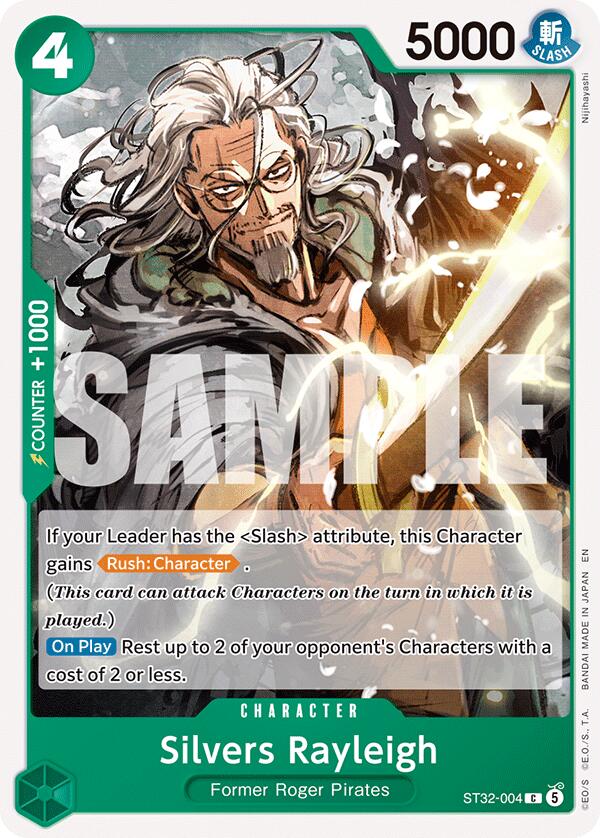 Silvers Rayleigh [Starter Deck: GREEN Roronoa Zoro] | Card Merchant Takapuna
