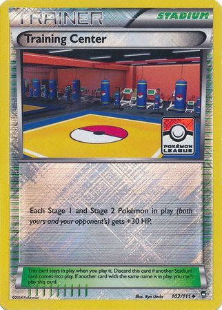 Training Center (102/111) (League Promo) [XY: Furious Fists] | Card Merchant Takapuna