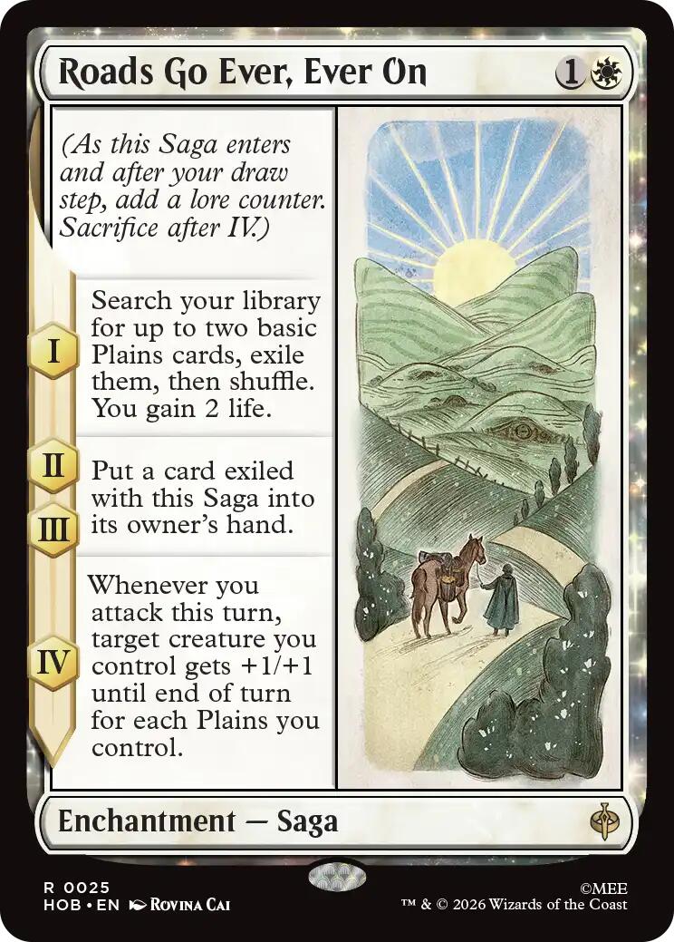 Roads Go Ever, Ever On [The Hobbit] | Card Merchant Takapuna