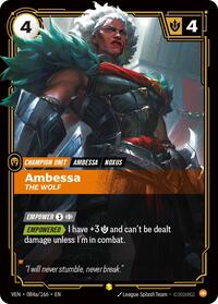 Ambessa - The Wolf (Alternate Art) [Vendetta]