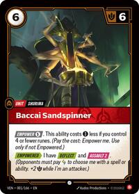 Baccai Sandspinner [Vendetta] | Card Merchant Takapuna