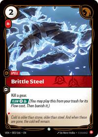 Brittle Steel [Vendetta]