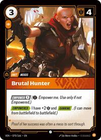 Brutal Hunter [Vendetta] | Card Merchant Takapuna