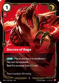 Decree of Rage [Vendetta]