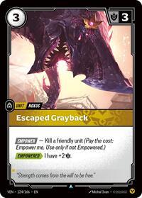 Escaped Grayback [Vendetta] | Card Merchant Takapuna