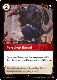 Forsaken Baccai [Vendetta] | Card Merchant Takapuna