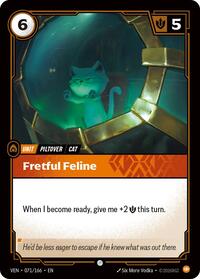 Fretful Feline [Vendetta] | Card Merchant Takapuna