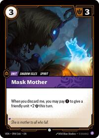 Mask Mother [Vendetta] | Card Merchant Takapuna